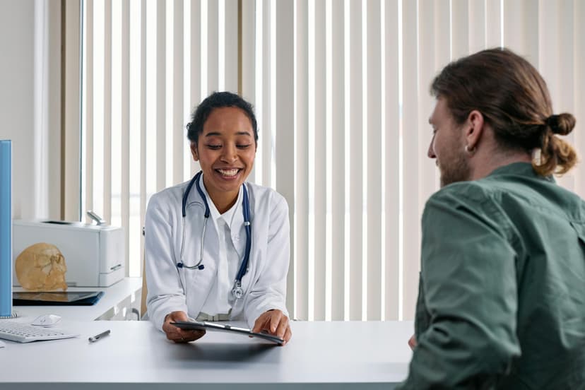 Medical entrepreneur at work